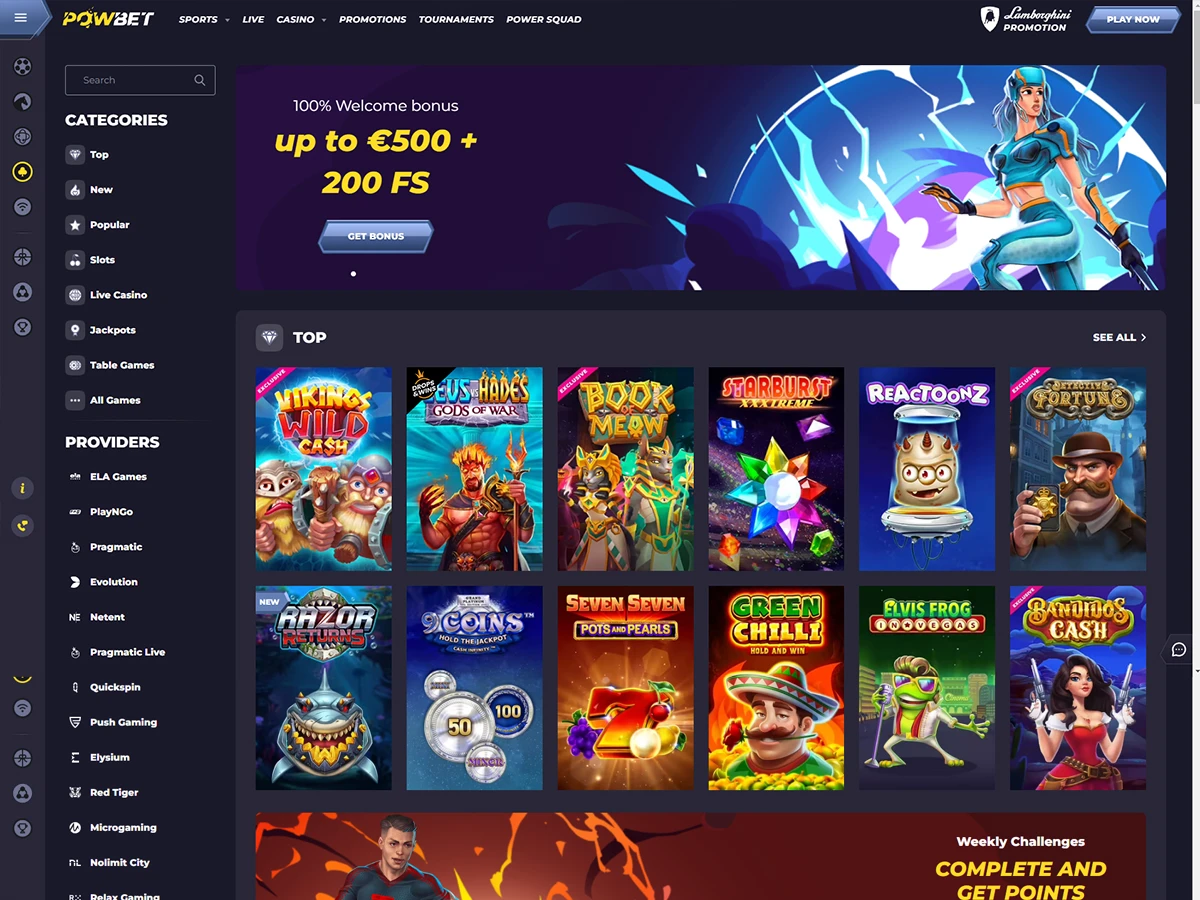 Powbet casino